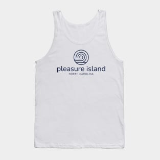 Pleasure Island, NC Beach Summer Wave Tank Top